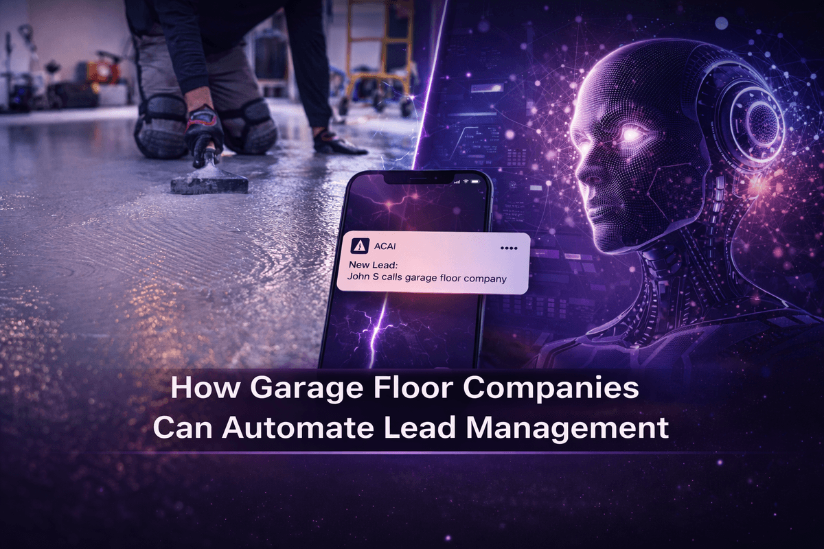 How Garage Floor Companies Can Automate Lead Management