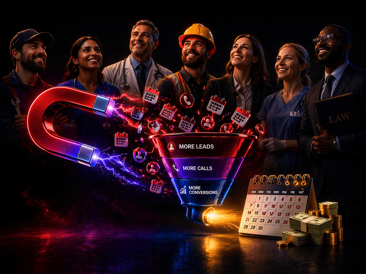 ACAI Marketing funnel for service businesses