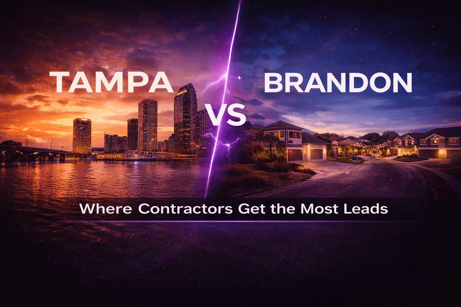 Tampa vs Brandon: Where Contractors Get the Most Leads