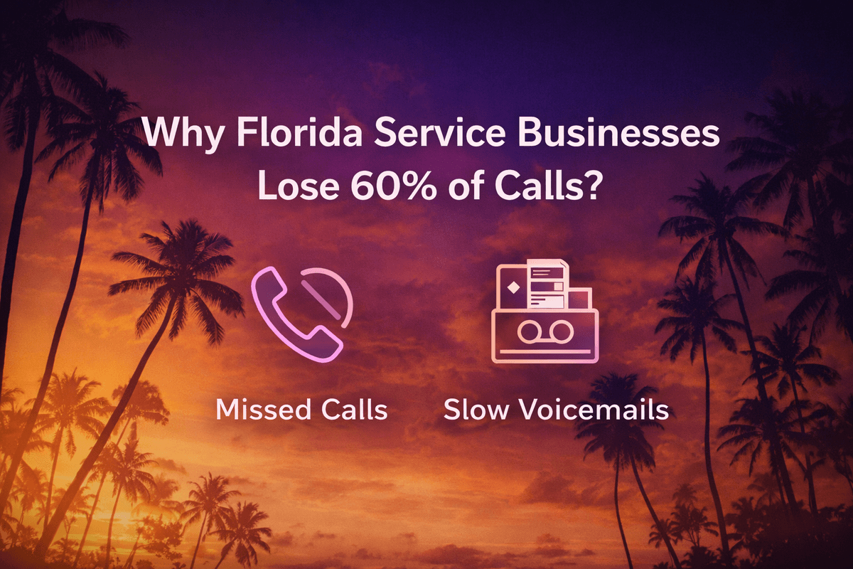 Why Florida Service Businesses Lose 60% of Calls